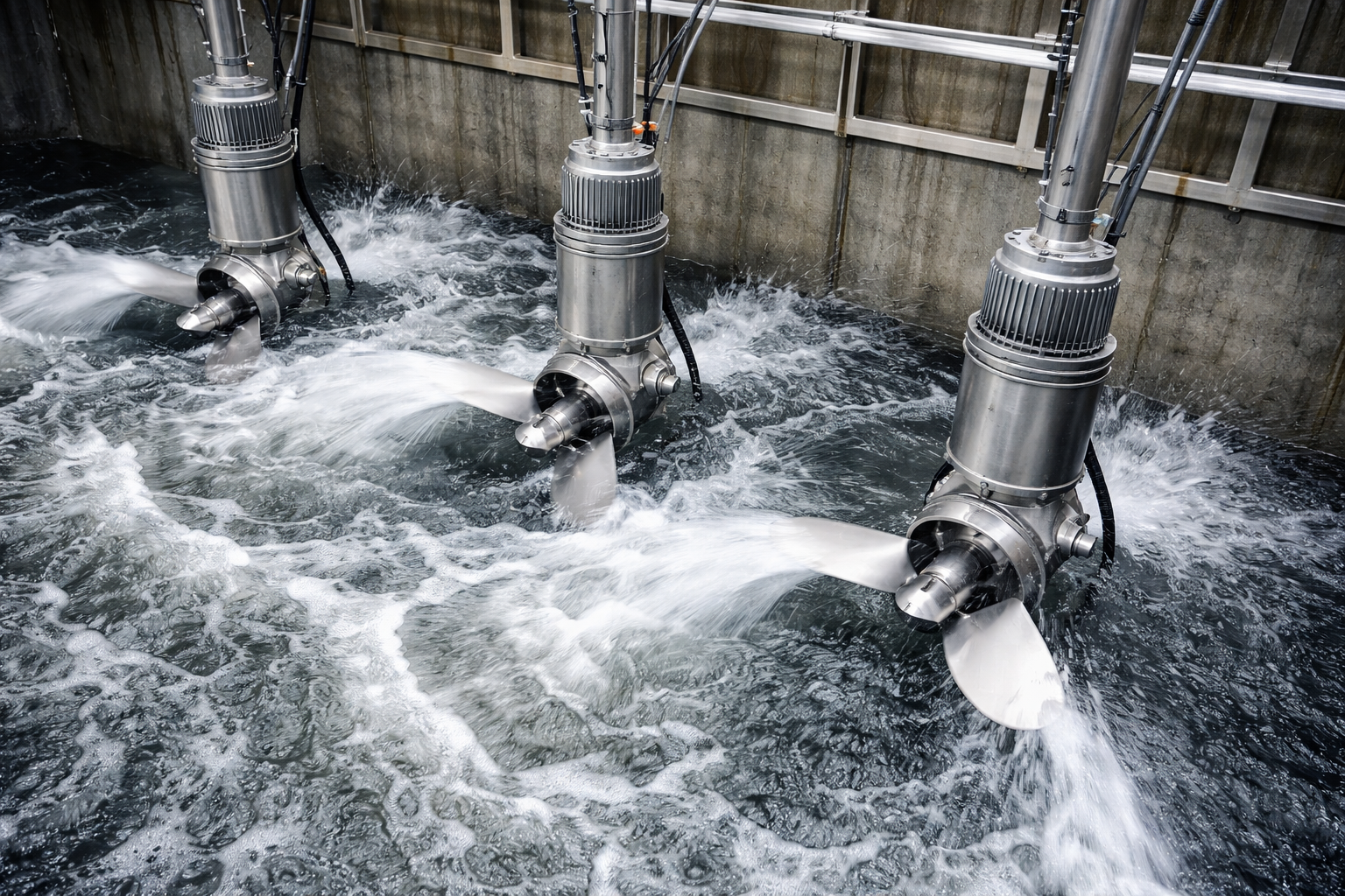 Efektywne mieszanie cieczy w procesach przemysłowych i komunalnych